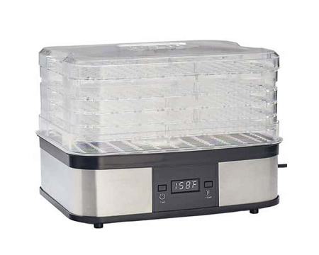 LEM® 3.5 sq. ft. Food Dehydrator - Black / Silver