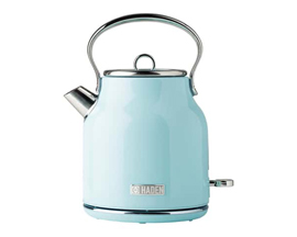 Haden Heritage® 1.7 L Traditional Stainless Steel Electric Tea Kettle - Turquoise