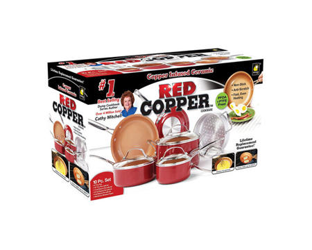 Red Copper 10 Pc Set