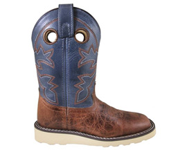 Smoky Mountain® Youth Branson Western Boots - Blue