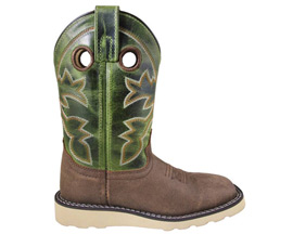 Smoky Mountain® Kids Branson Western Boots - Green