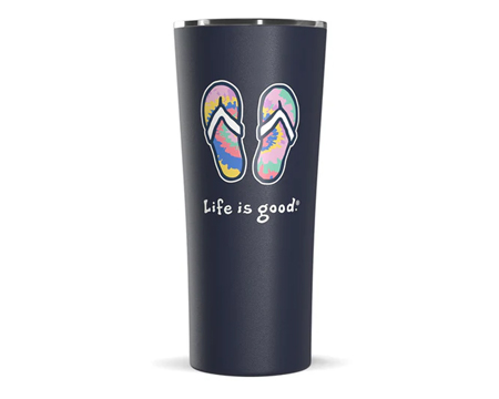 Water Bottle Tie Dye Flip Flops 22oz