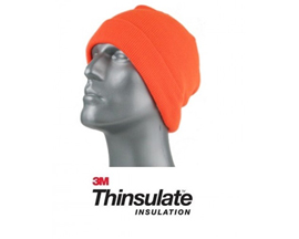 Mens Thinsulate Cuff Hat Orange