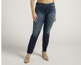 Silver Women's  Suki Straight Jean - Indigo