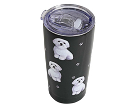 Serengeti® Ultimate 3D Tumbler 20 oz. Stainless Steel - Maltese Terrier