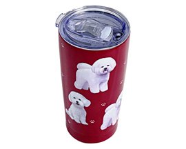 Serengeti® Ultimate 3D Tumbler 20 oz. Stainless Steel - Bichon Frise