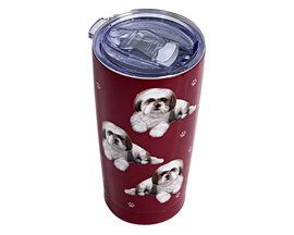 Serengeti® Ultimate 3D Tumbler 20 oz. Stainless Steel - Shih Tzu