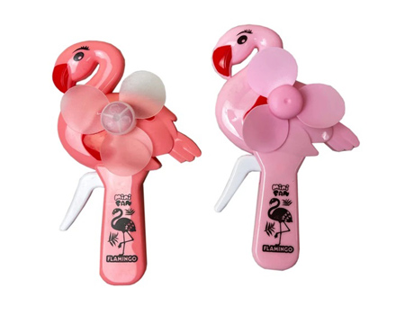 Mini Fan® Flamingo Hand Action Fans