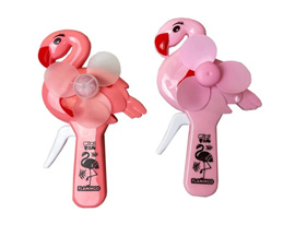 Mini Fan® Flamingo Hand Action Fans