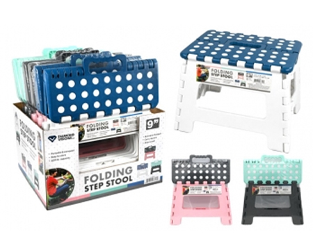 Folding Step Stool 9"