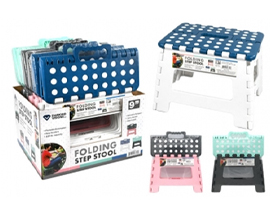 Folding Step Stool 9"