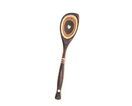 Corner Spoon Natural Pakkawood