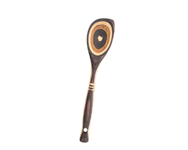 Corner Spoon Natural Pakkawood
