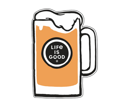 Papa Beer Die Cut Sticker