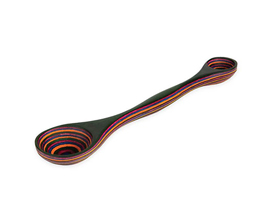 Measuring Spoon Rainbow Pakkawood