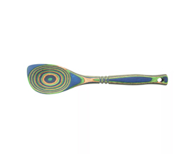 Corner Spoon Peacock Pakkawood