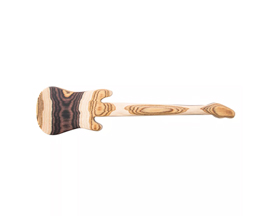 Guitar Spatula Natural Pakkawood