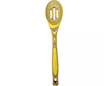 Slotted Spoon Lemon Pakkawood