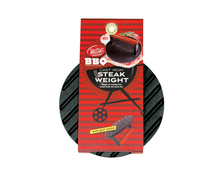 Steak Weight W/hndl 7"