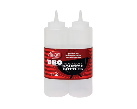 Squeeze Bottle Clr 2pk