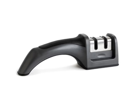 Knife Sharpener Stainless Steel Gray