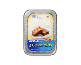 Foil Cake Pan with Cover 2 pack