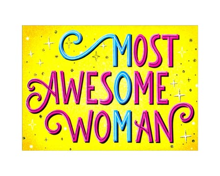 Avanti Press® Most Awesome Woman A-Press Mother's Day Card
