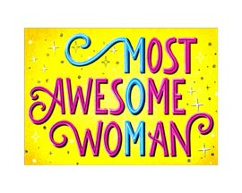 Avanti Press® Most Awesome Woman A-Press Mother's Day Card