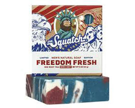 Dr. Squatch® Men's Natural Soap Bar - Freedom Fresh Blue