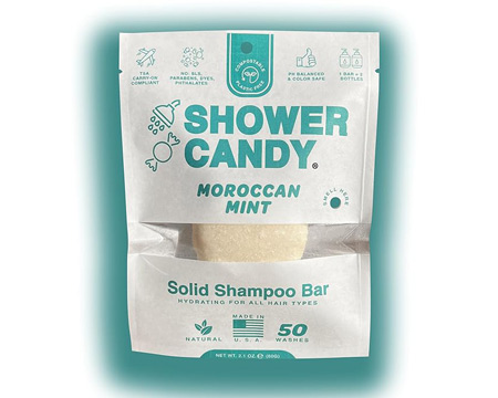 Shower Candy® 2.1 oz. Solid Shampoo Bar - Moroccan Mint