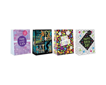 Paper Images® Large Assorted Tween Birthday Gift Bag