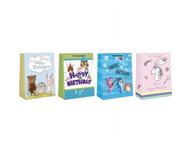 Paper Images® Large Assorted Juvy Birthday Gift Bag