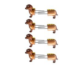Dachshund Design® Outset Corn Holders 8 Pc