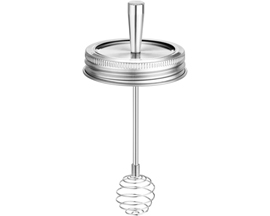 Jarware® Metal Mason Jar Regular Mouth Honey Dipper 