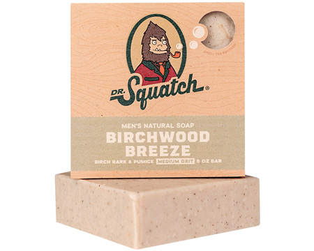 Dr. Squatch® Men's Natural Soap Bar - Birchwood Breeze