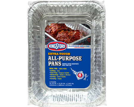 Kingsford® Extra-Tough All-Purpose Pans - 4pk