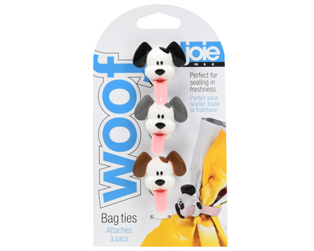Joie® Assorted Woof Silicone Bag Ties