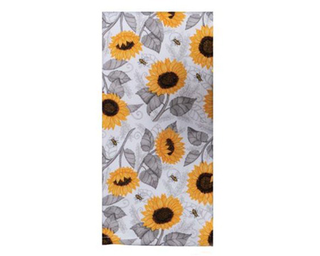 Kay Dee® Just Bees Sunflower Toss Dual Purpose Terry Towel