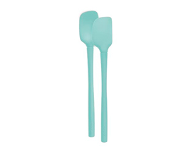 Tovolo® Flex-Core Silicone Mini Spatula/Spoonula - Cyan/Turquoise