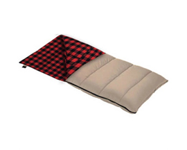 Pacific Crest® Crater Lake 25° Sleeping Bag - Red Flannel