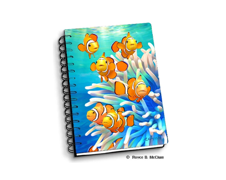 Orange Clowns Notebook