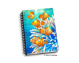 Orange Clowns Notebook