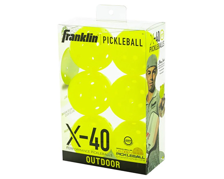 Pickleballs 6 Pack Yellow 2.9"