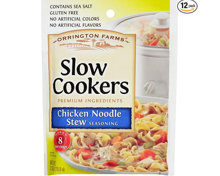 Slow Cooker Chicken Noodle Soup Mix