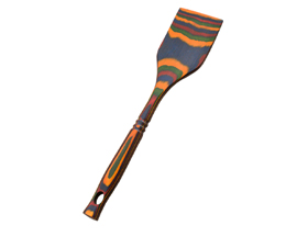 Rainbow Pakkawood Spatula