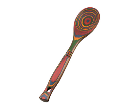 Rainbow Pakkawood Spoon
