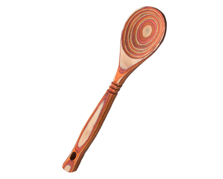 Red Pakkawood Spoon 12"