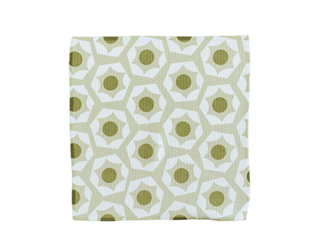 Hexagonal Suns Washcloth