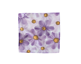 Purple Cosmos Washcloth 