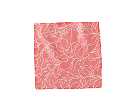 Coral Doodle Washcloth
